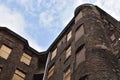 Old slum brick house, former Warsaw ghetto