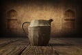 Old small arabic vintage pot Royalty Free Stock Photo