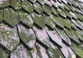 Old and small beautiful wooden roofs