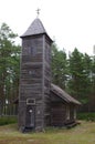 Old small church on Estonian Island Hiiumaa