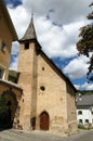 Old Small Church - Zuoz Engadine Switzerland Royalty Free Stock Photo