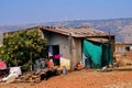 Picture of old small house in Indian village Royalty Free Stock Photo