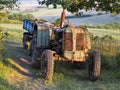 Old small tractor Royalty Free Stock Photo