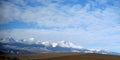 Old Smokovec town. Slovakia. Winter landscapes of towns and villages near the mountain ranges of the High Tatras. Royalty Free Stock Photo