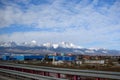 Old Smokovec town. Slovakia. Winter landscapes of towns and villages near the mountain ranges of the High Tatras. Royalty Free Stock Photo