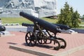 Old smoothbore gun in the Museum