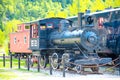 Old snow blower train at Skagway, Alaska Royalty Free Stock Photo