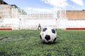 Soccer ball old Royalty Free Stock Photo