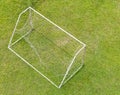 Old soccer goal Royalty Free Stock Photo