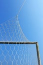 Old soccer goal Royalty Free Stock Photo