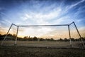 Old soccer goal