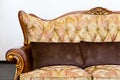 Old sofa armrest Royalty Free Stock Photo