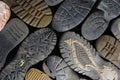 old soled shoes Royalty Free Stock Photo