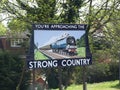 Old Southern Rail Advertisment Poster, Watercress Line, Hampshire, UK 
