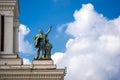 Old soviet architecture in VDNKh park, Moscow