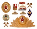 Old soviet badges