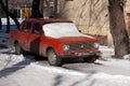 Old soviet car VAZ-2101(Kopeyka) Royalty Free Stock Photo