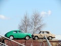 Old soviet cars Royalty Free Stock Photo