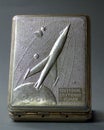 Old soviet cigarette box Royalty Free Stock Photo