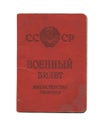 Old Soviet document Military ID