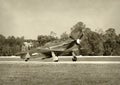 Old Soviet fighter plane