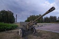 Old soviet heavy equipment from the second world war