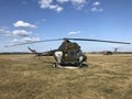 Old Soviet helicopter