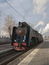 Old Soviet locomotive