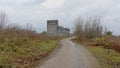 Old soviet military building in nature on Paljasaare peninsula near Tallinn