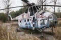 Old Soviet military chopper