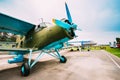 Old Soviet Plane Paradropper Aircraft Royalty Free Stock Photo