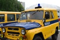 Old Soviet police car UAZ-469