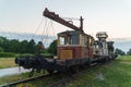 Old Soviet railroad crane