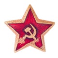 Old soviet star Royalty Free Stock Photo
