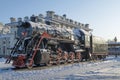 Old Soviet steam locomotive L-5270