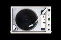 The old Soviet vinyl player Royalty Free Stock Photo
