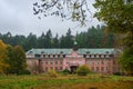 Old spa building in Jetrichovice - Czech Switzerland, Czech republic Royalty Free Stock Photo