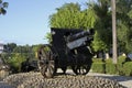 Old Spanish civil war artillery cannon Royalty Free Stock Photo