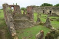 Old Spanish fort ruins in tropical Colon Panama