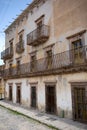 Old Spanish house with balcony Royalty Free Stock Photo