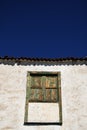 Old Spanish weathered windows Royalty Free Stock Photo