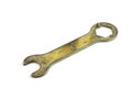 Old spanner. Royalty Free Stock Photo