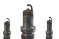 Old Spark plugs Royalty Free Stock Photo