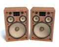 Old Speakers Royalty Free Stock Photo