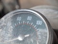 Old speed odometer Royalty Free Stock Photo