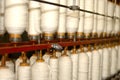 Old Spinning machines spools Royalty Free Stock Photo