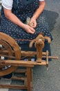 Old spinning wheel Royalty Free Stock Photo