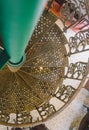 The old spiral staircase Royalty Free Stock Photo