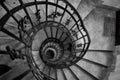 Old spiral staircase Royalty Free Stock Photo