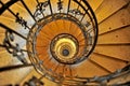 Old spiral staircase Royalty Free Stock Photo
